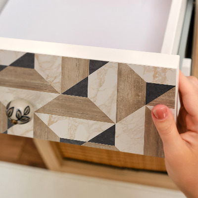 Möbeldekor Trä med marmor