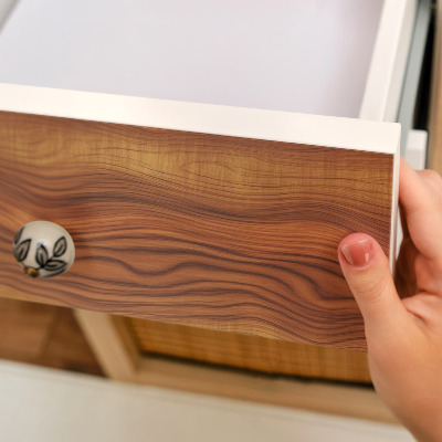 Möbelvinyl Trävågor