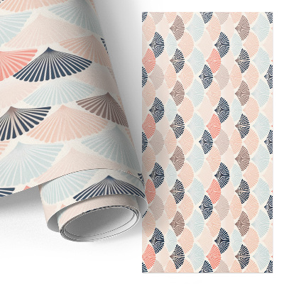 Möbeldekor Pastellfärgade fläktar