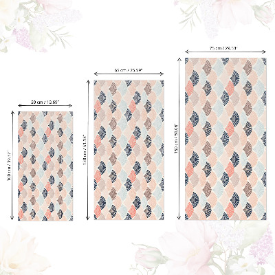 Möbeldekor Pastellfärgade fläktar