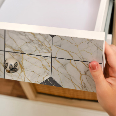 Möbelfolie Lyxig marmor