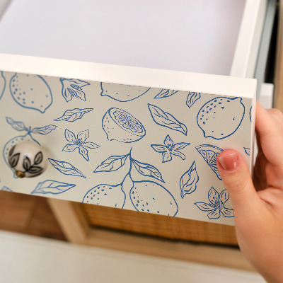 Kontaktplast Citrusmönster