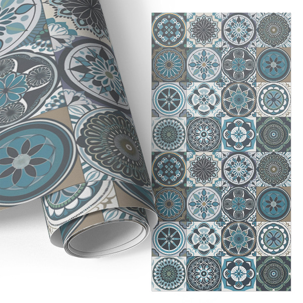 Möbeldekor Mandala-plattor