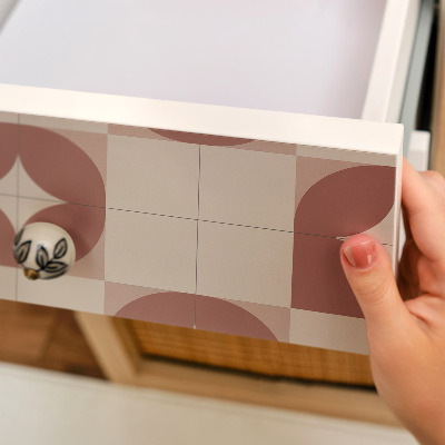 Självhäftande möbelfolie Vintagemönster