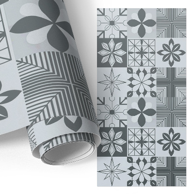 Möbelvinyl Många kakelplattor