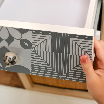 Möbelvinyl Många kakelplattor