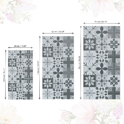 Möbelvinyl Många kakelplattor