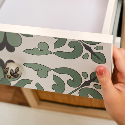 Kontaktplast Grön prydnad