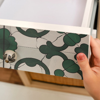 Möbeldekor Gröna ornament