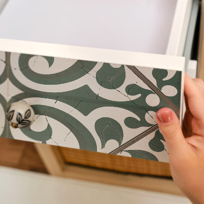 Självhäftande möbelfolie Växtvirvlar