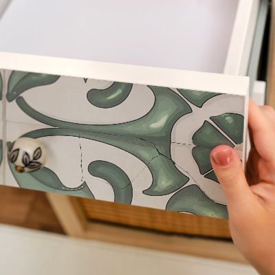 Kontaktplast Gröna ornament