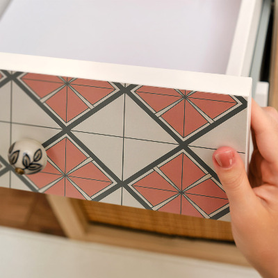 Möbeldekor Schackbräde av kakelplattor