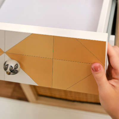 Självhäftande möbelfolie Triangelmosaik