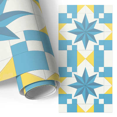 Möbelfolie Blå stjärnor