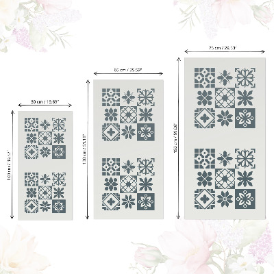 Kontaktplast Geometriska plattor