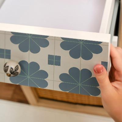 Kontaktplast Blommig geometri