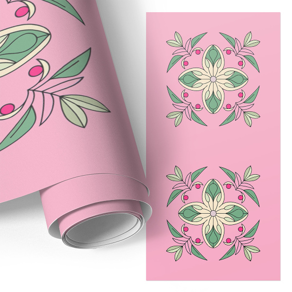 Självhäftande möbelfolie Pastellplattor