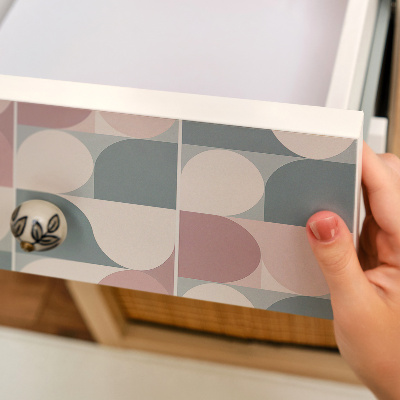 Möbelfolie Geometriska pasteller