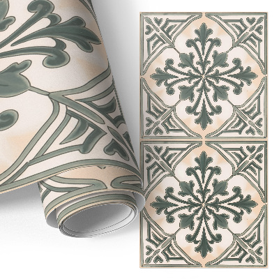 Självhäftande möbelfolie Vintageplattor