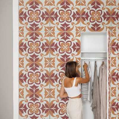 Självhäftande möbelfolie Blommönster