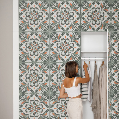 Självhäftande möbelfolie Blomsymmetri