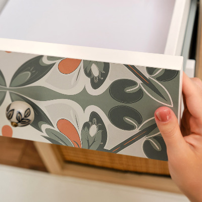 Självhäftande möbelfolie Blomsymmetri