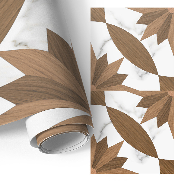 Självhäftande möbelfolie Trä och marmor