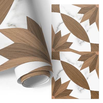 Självhäftande möbelfolie Trä och marmor