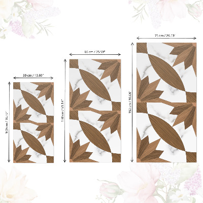 Självhäftande möbelfolie Trä och marmor