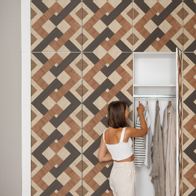 Kontaktplast Trärutor