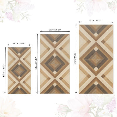 Kontaktplast Trämosaik