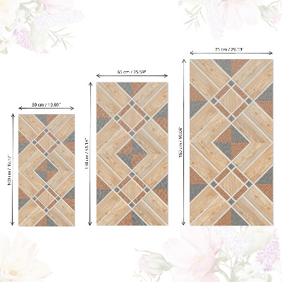 Kontaktplast Trämosaik