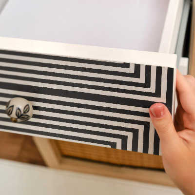 Möbelfolie Kvadrater illusion