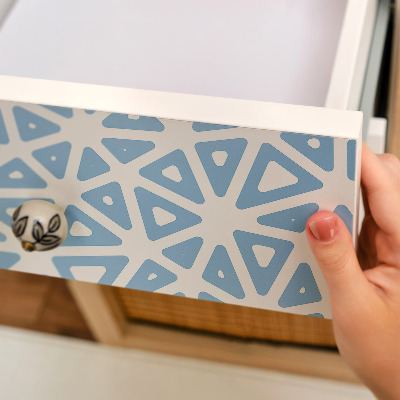 Självhäftande möbelfolie Triangulära former