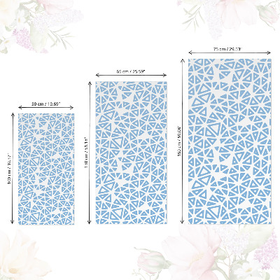Självhäftande möbelfolie Triangulära former