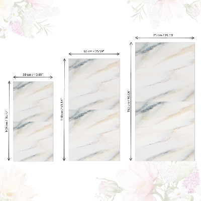 Möbelfolie Ljus marmor