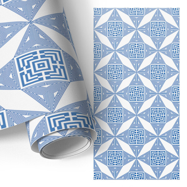 Självhäftande möbelfolie Grekisk mosaik