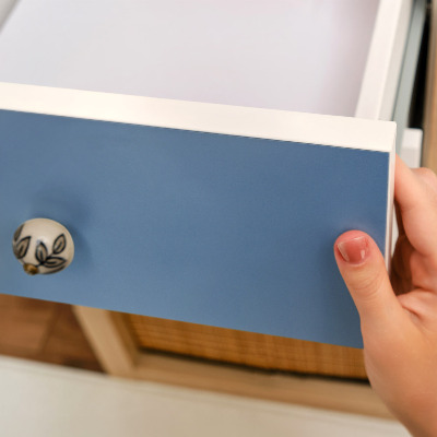 Självhäftande möbelfolie Blå färg