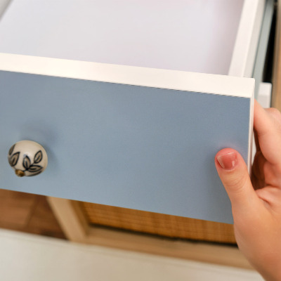 Möbeldekor Babyblå