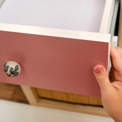 Självhäftande möbelfolie Mörk lax