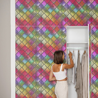 Kontaktplast Regnbågsfärgat glas