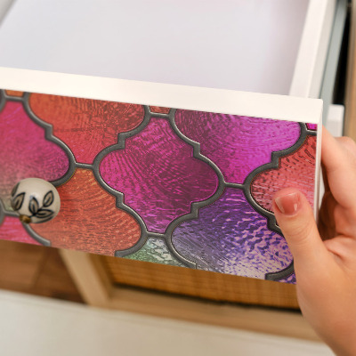 Kontaktplast Regnbågsfärgat glas