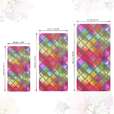 Kontaktplast Regnbågsfärgat glas