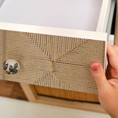 Möbelfolie Flätad geometri