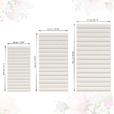 Möbelfolie Horisontella ränder