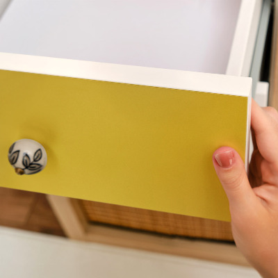 Självhäftande möbelfolie Intensivt gult