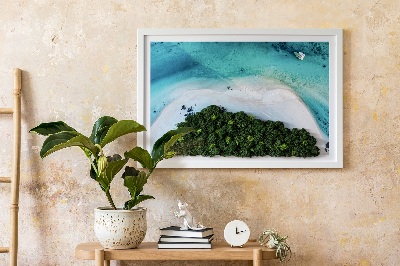 Mosstavla Azurblå strand