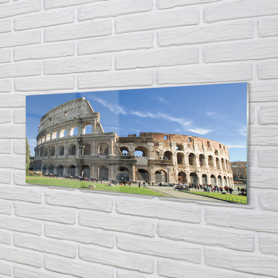 Glas bild Rom Colosseum