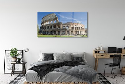 Glas bild Rom Colosseum