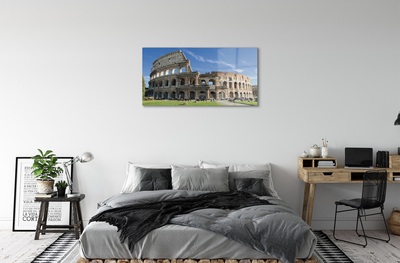 Glas bild Rom Colosseum